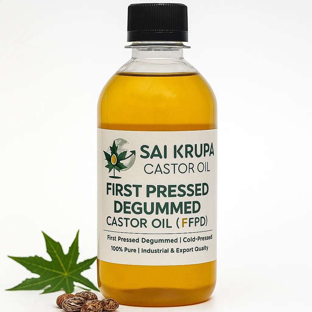 First Pressed Degummed Castor Oil (FPD)